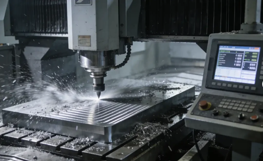 Tool chatter in CNC Gantry Milling Machine