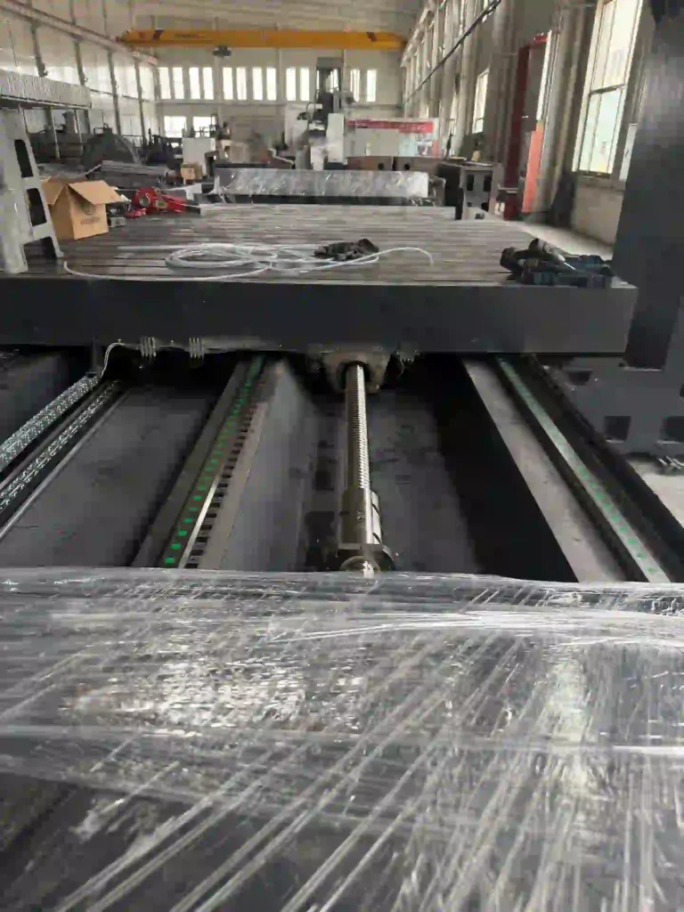 CNC Gantry Milling Machine Ball Screws Installation Diagram